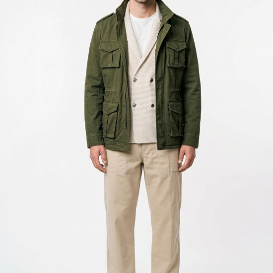 Stretch cotton field jacket - MONTEZEMOLO