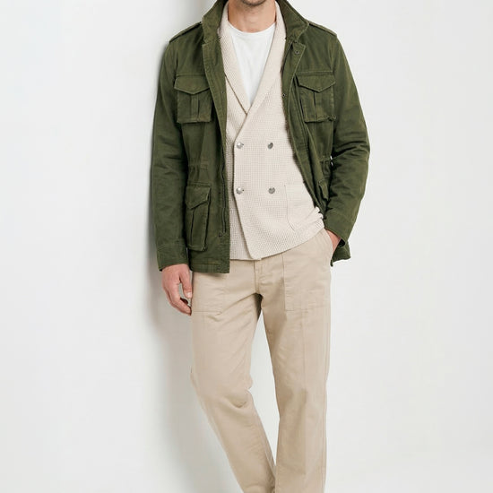 Stretch cotton field jacket - MONTEZEMOLO