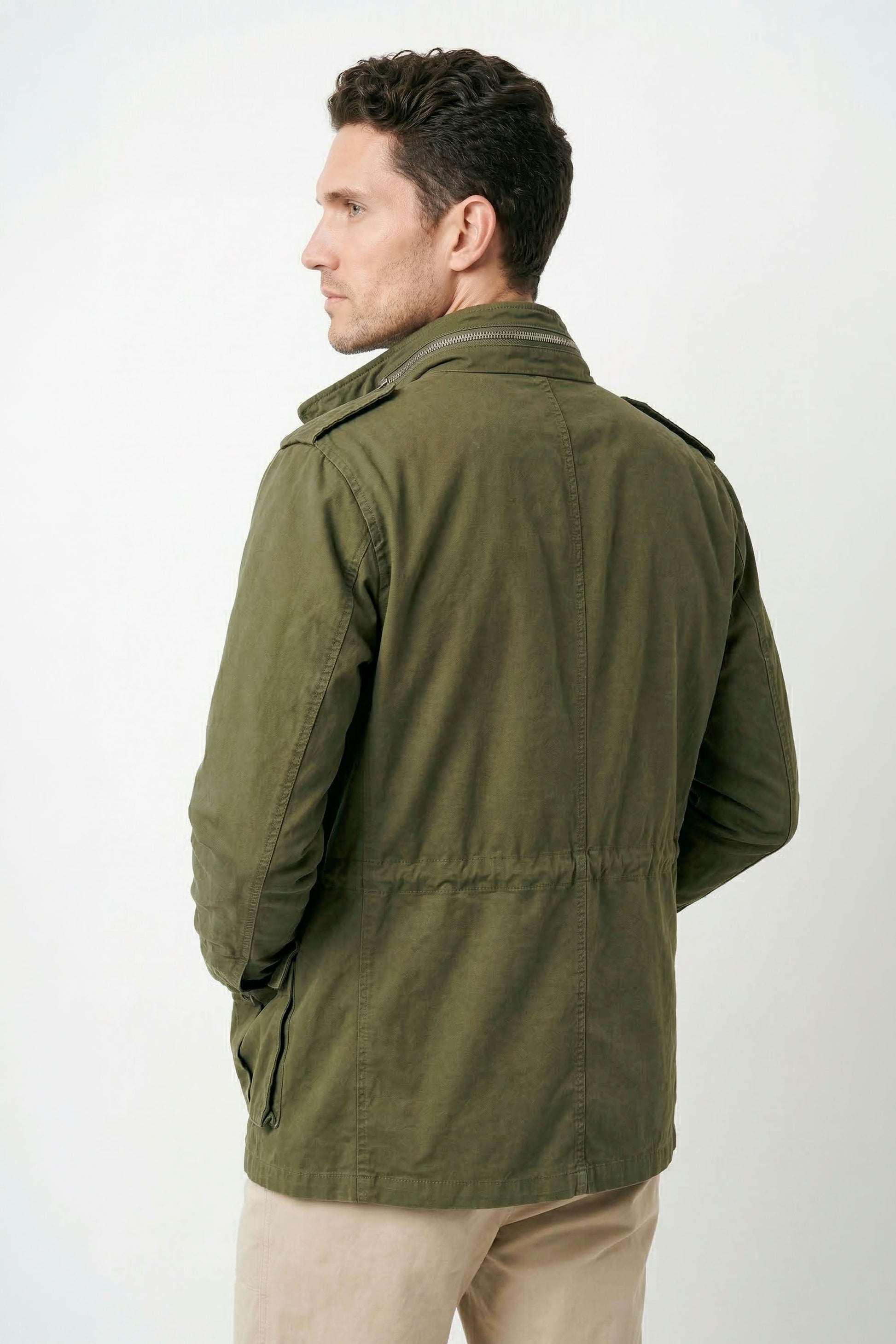 Stretch cotton field jacket - MONTEZEMOLO