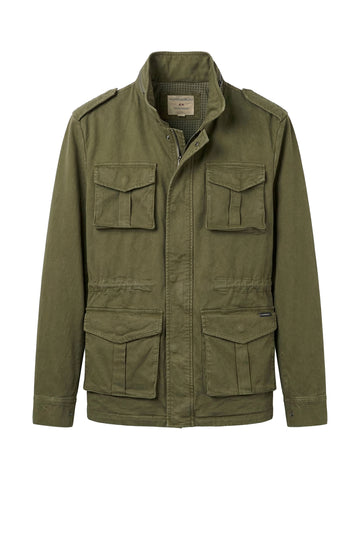 Stretch cotton field jacket - MONTEZEMOLO