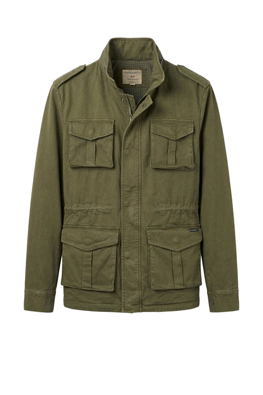 Stretch cotton field jacket - MONTEZEMOLO