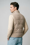 Suede vest with silver-plated buttons - MONTEZEMOLO