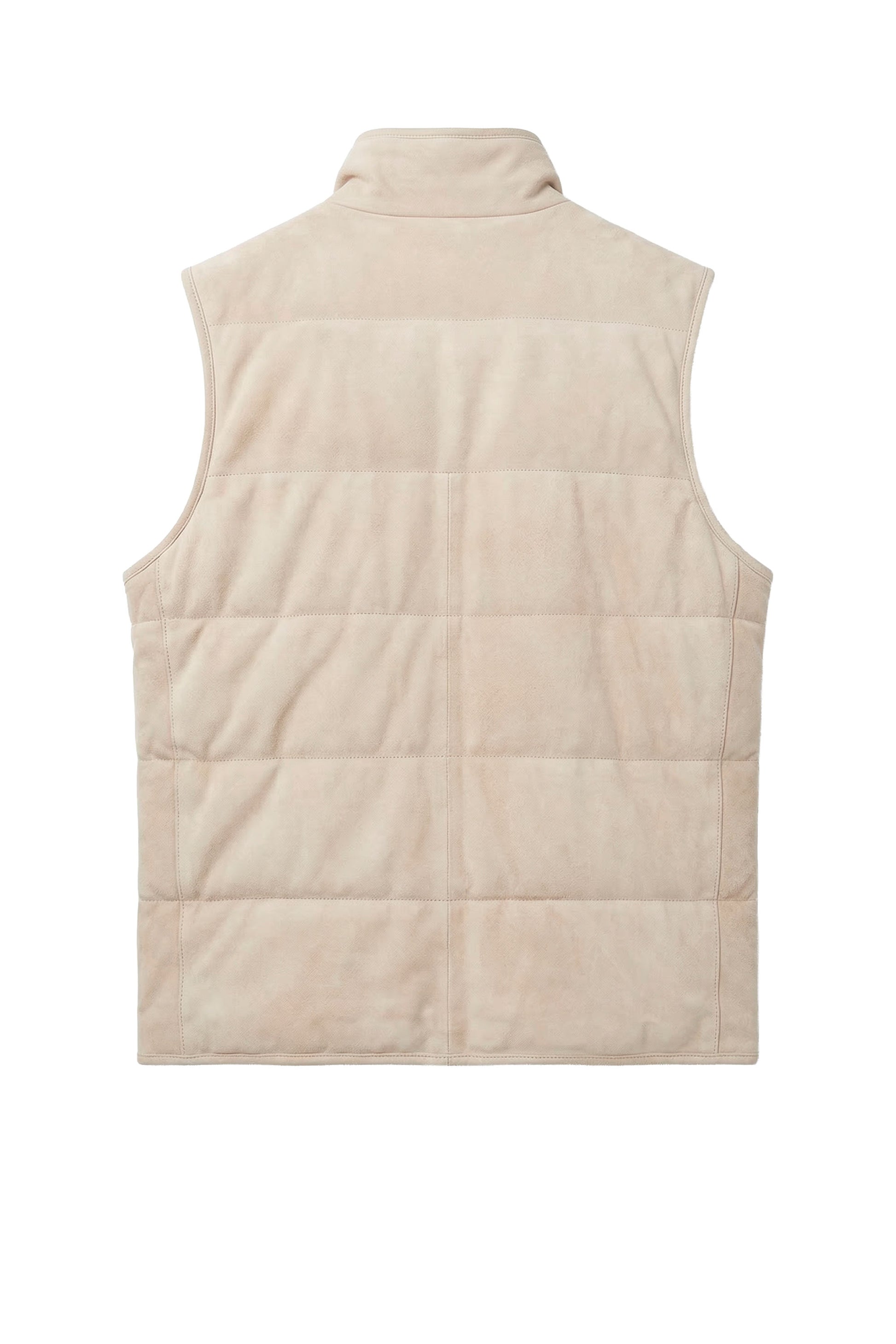 Suede vest with silver-plated buttons - MONTEZEMOLO