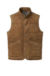 Suede vest with silver-plated buttons - MONTEZEMOLO