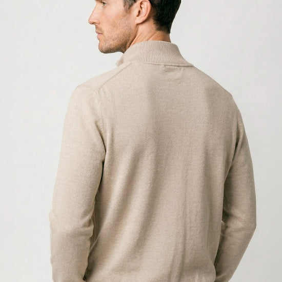 Cardigan jacket with suede front - MONTEZEMOLO