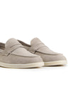 Suede penny loafer with rubber sole - MONTEZEMOLO