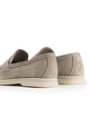 Suede penny loafer with rubber sole - MONTEZEMOLO
