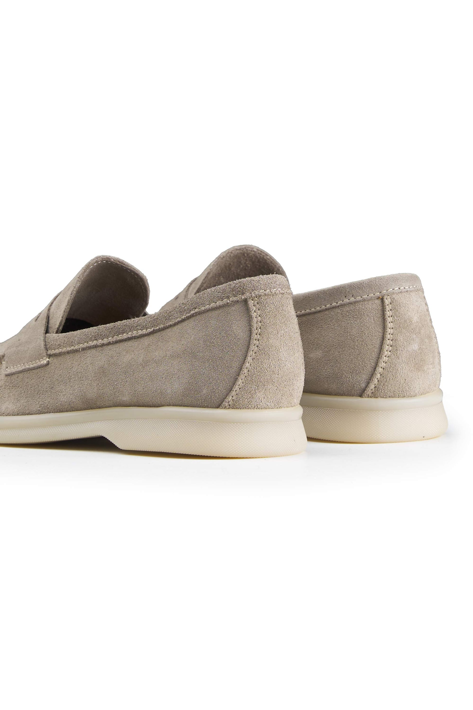 Suede penny loafer with rubber sole - MONTEZEMOLO