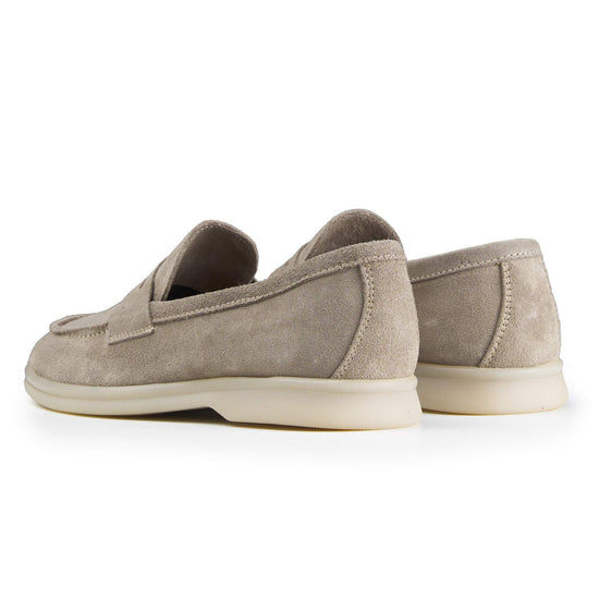 Suede penny loafer with rubber sole - MONTEZEMOLO