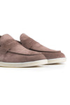 Suede penny loafer with rubber sole - MONTEZEMOLO