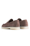 Suede penny loafer with rubber sole - MONTEZEMOLO