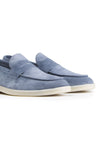 Suede penny loafer with rubber sole - MONTEZEMOLO