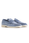 Suede penny loafer with rubber sole - MONTEZEMOLO