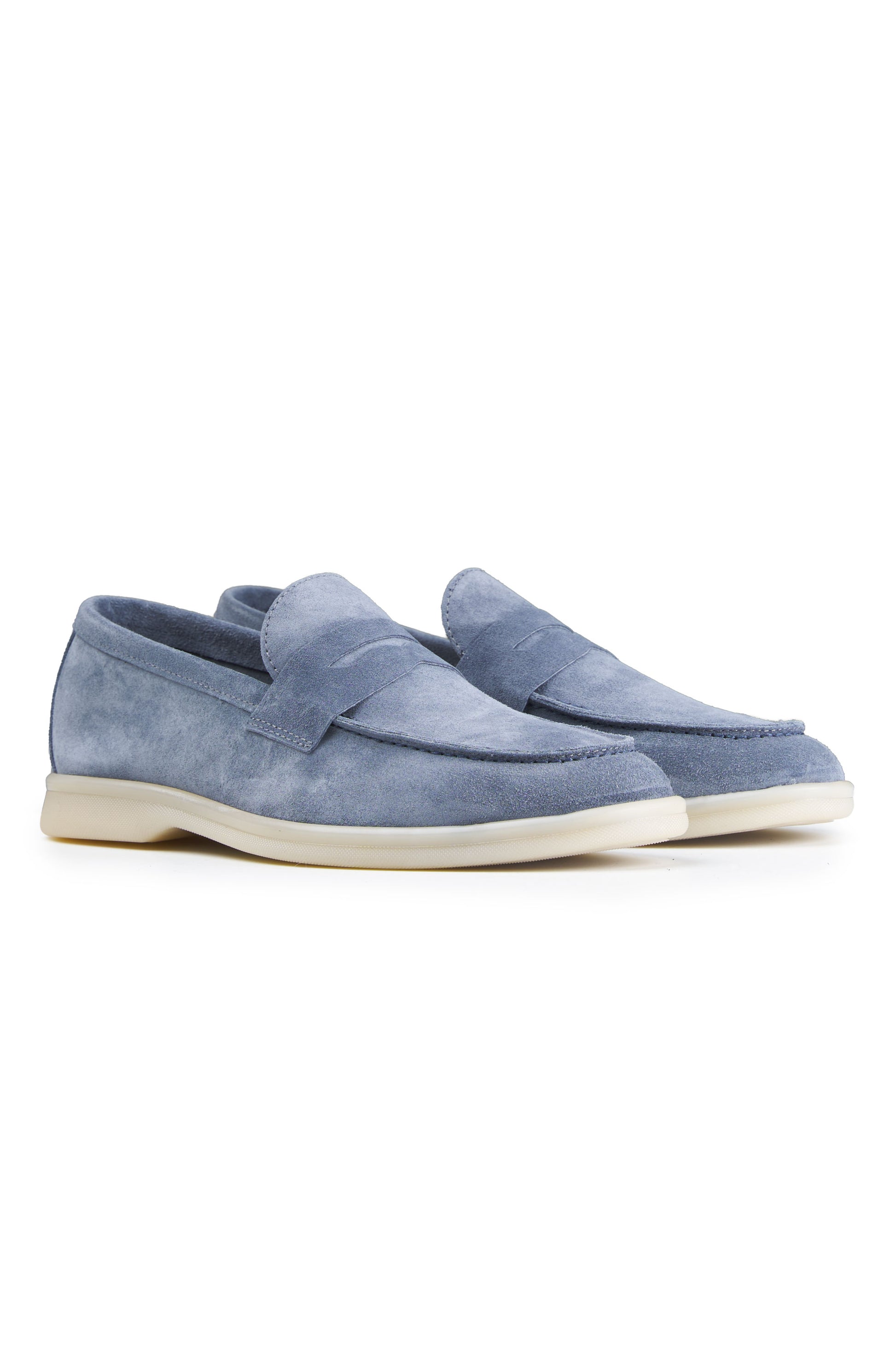 Suede penny loafer with rubber sole - MONTEZEMOLO