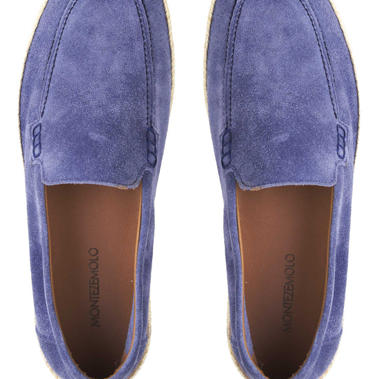 Suede Espadrille-Style Loafer - MONTEZEMOLO
