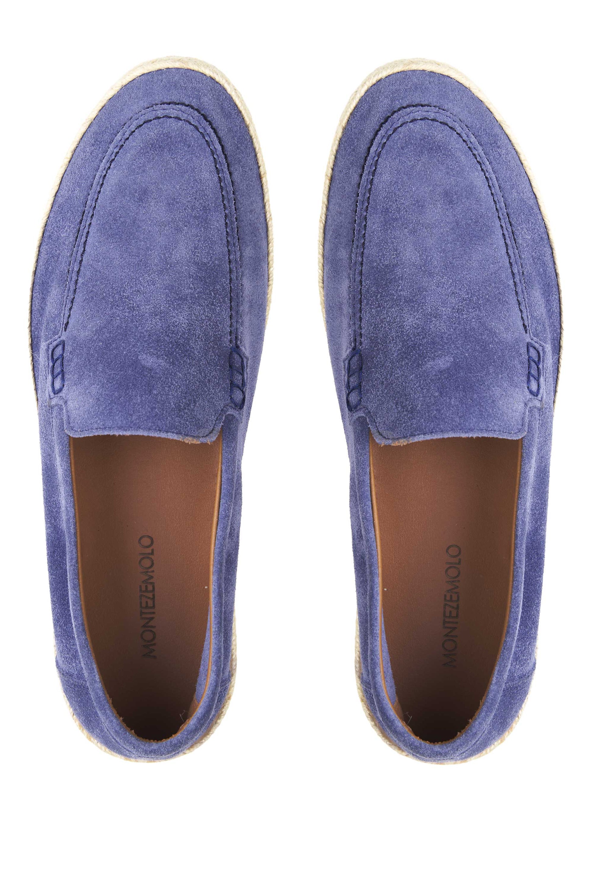 Suede Espadrille-Style Loafer - MONTEZEMOLO
