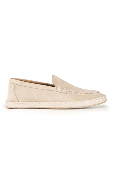 Suede Espadrille-Style Loafer - MONTEZEMOLO