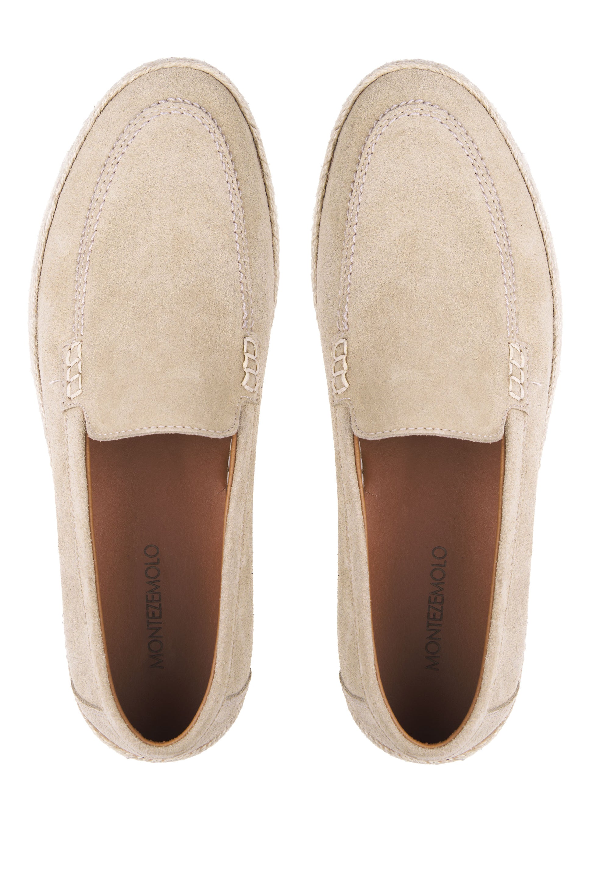 Suede Espadrille-Style Loafer - MONTEZEMOLO