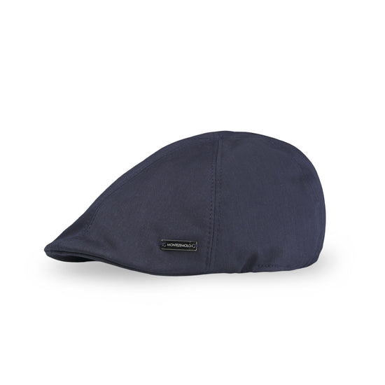 Water-resistant technical fabric flat cap - MONTEZEMOLO