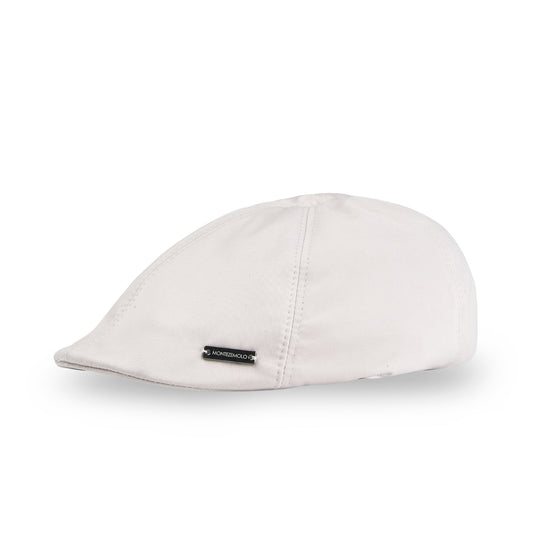 Water-resistant technical fabric flat cap - MONTEZEMOLO