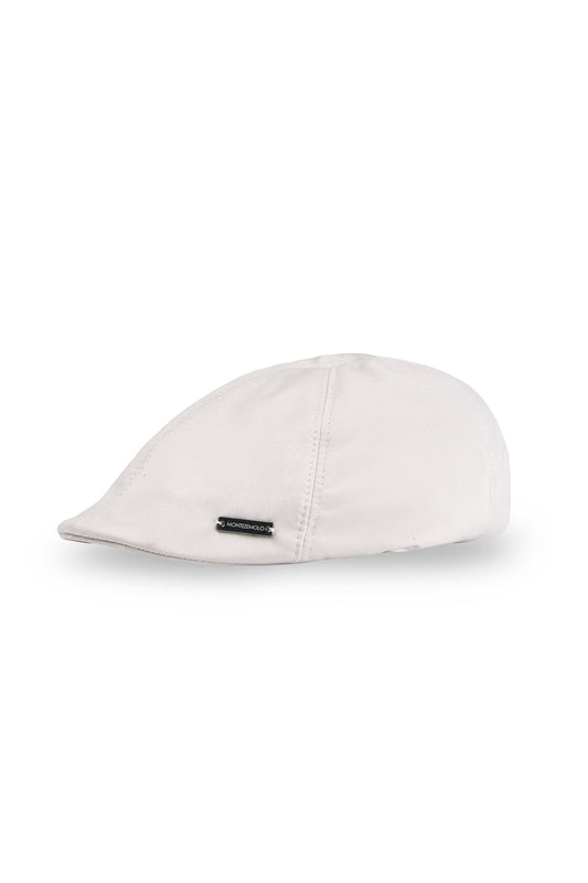 Water-resistant technical fabric flat cap - MONTEZEMOLO