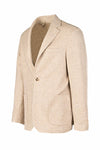 Herringbone Wool, Silk & Cashmere Jacket - Zegna Cloth