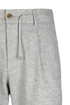 Stretch Wool Drawstring Trousers