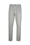 Stretch Wool Drawstring Trousers