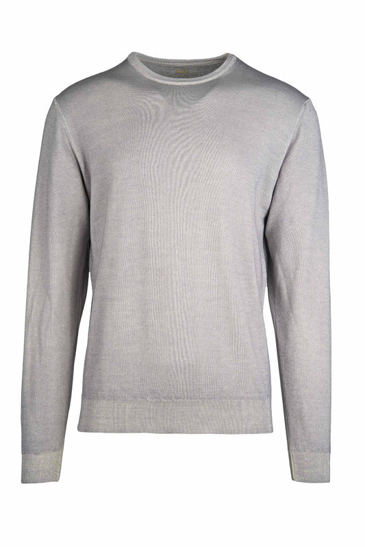 Pure wool crewneck sweater
