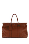 Grained Leather Duffle Bag