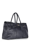 Grained Leather Duffle Bag
