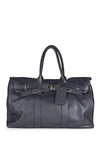 Grained Leather Duffle Bag