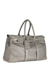 Grained Leather Duffle Bag