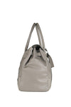 Grained Leather Duffle Bag