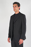 Jacquard Techno-Fabric Black Suit