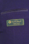 Singlebreasted Unlined Twill Wool Jacket