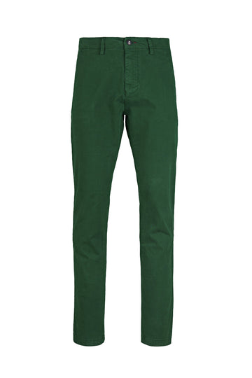 Stretch cotton chino trousers