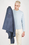 Nubuck Leather Trucker Jacket - MONTEZEMOLO