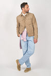 Reindeer Leather Trucker Jacket