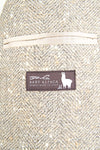 Unstructured baby alpaca tweed jacket