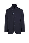 Seersucker Wool Star Collar Jacket