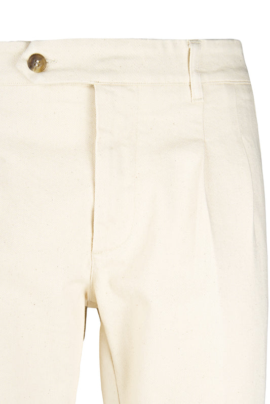 Twill Mélange Flecked Trousers