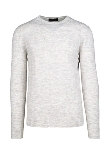 Bouclé Mélange Crewneck