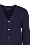 Ribbed V-neck Cardigan