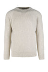 Cotton ribbed raglan sweater