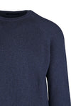 Cotton ribbed raglan sweater