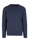 Cotton ribbed raglan sweater