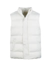 Quilted vest in matte nylon