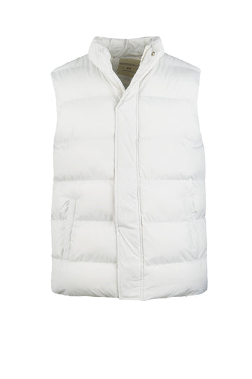 Quilted vest in matte nylon