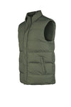 Quilted vest in matte nylon